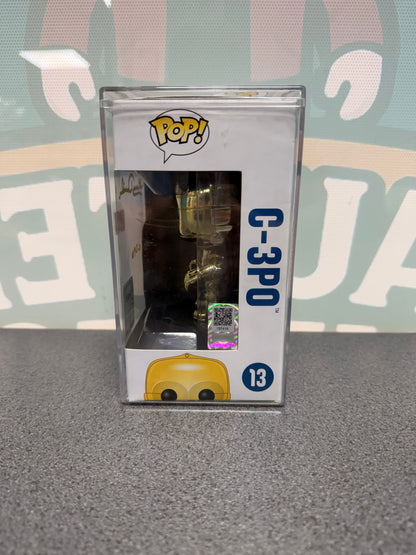 Anthony Daniels Signed C-3PO Funko Pop! #13 – 2015 Summer Convention