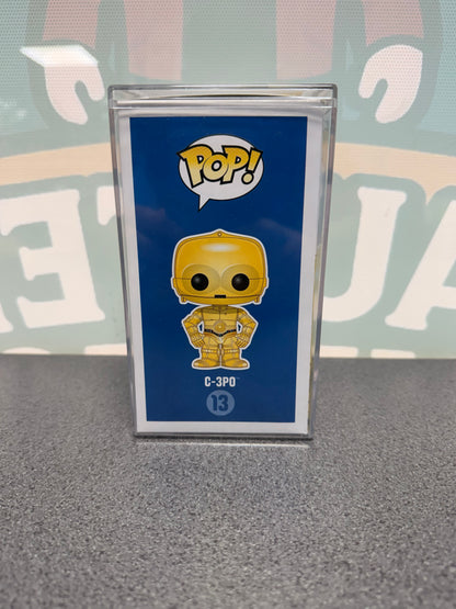 Anthony Daniels Signed C-3PO Funko Pop! #13 – 2015 Summer Convention