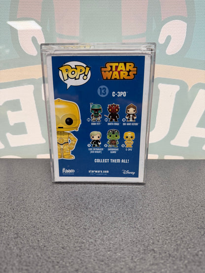 Anthony Daniels Signed C-3PO Funko Pop! #13 – 2015 Summer Convention