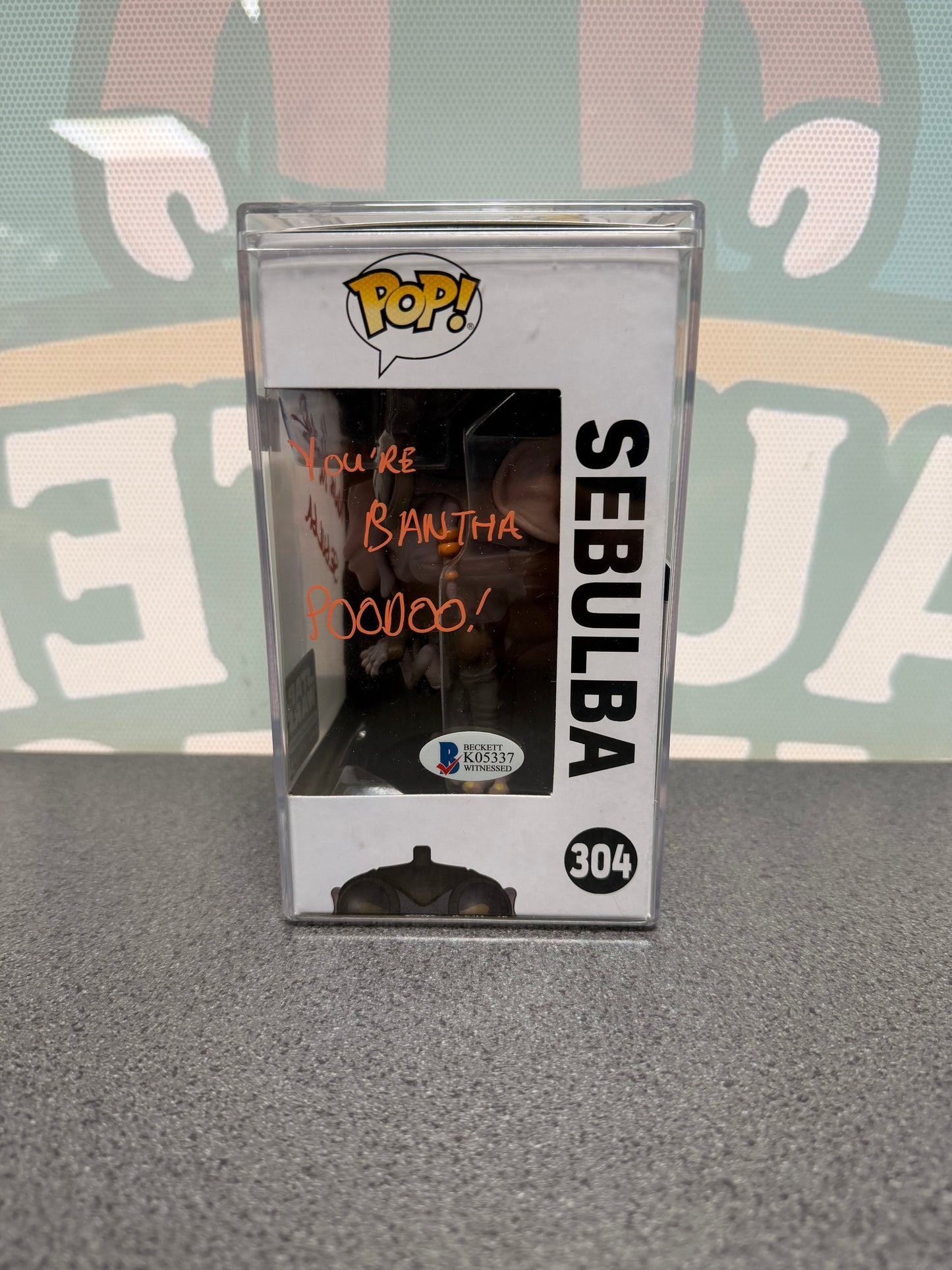 Lewis MacLeod Signed Sebulba Funko Pop! #304 – Smuggler’s Bounty