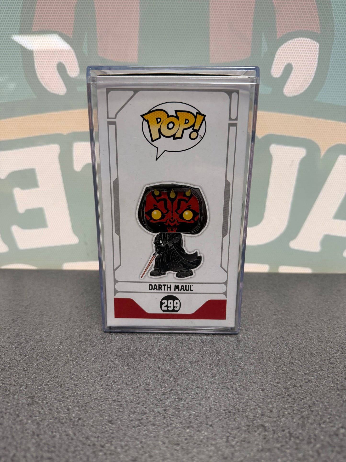 Ray Park Signed Darth Maul Funko Pop! #299 – With Quote