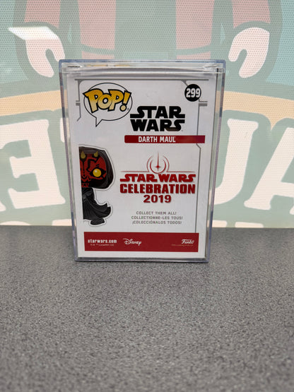 Ray Park Signed Darth Maul Funko Pop! #299 – With Quote