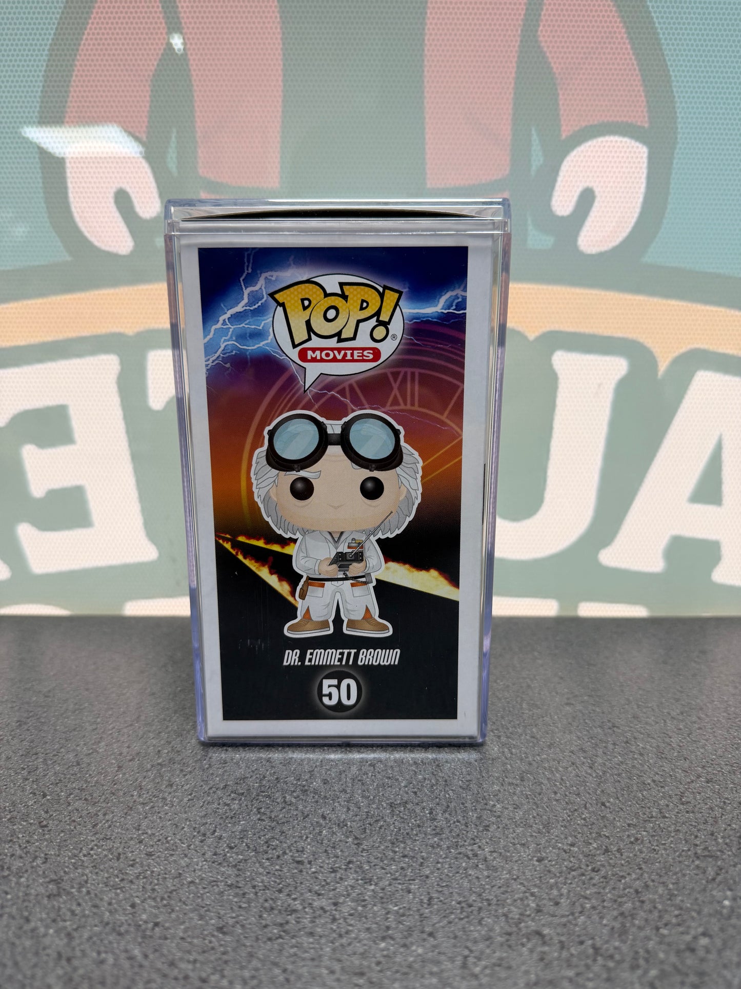 Signed Dr. Emmett Brown Funko Pop! #50 – JSA