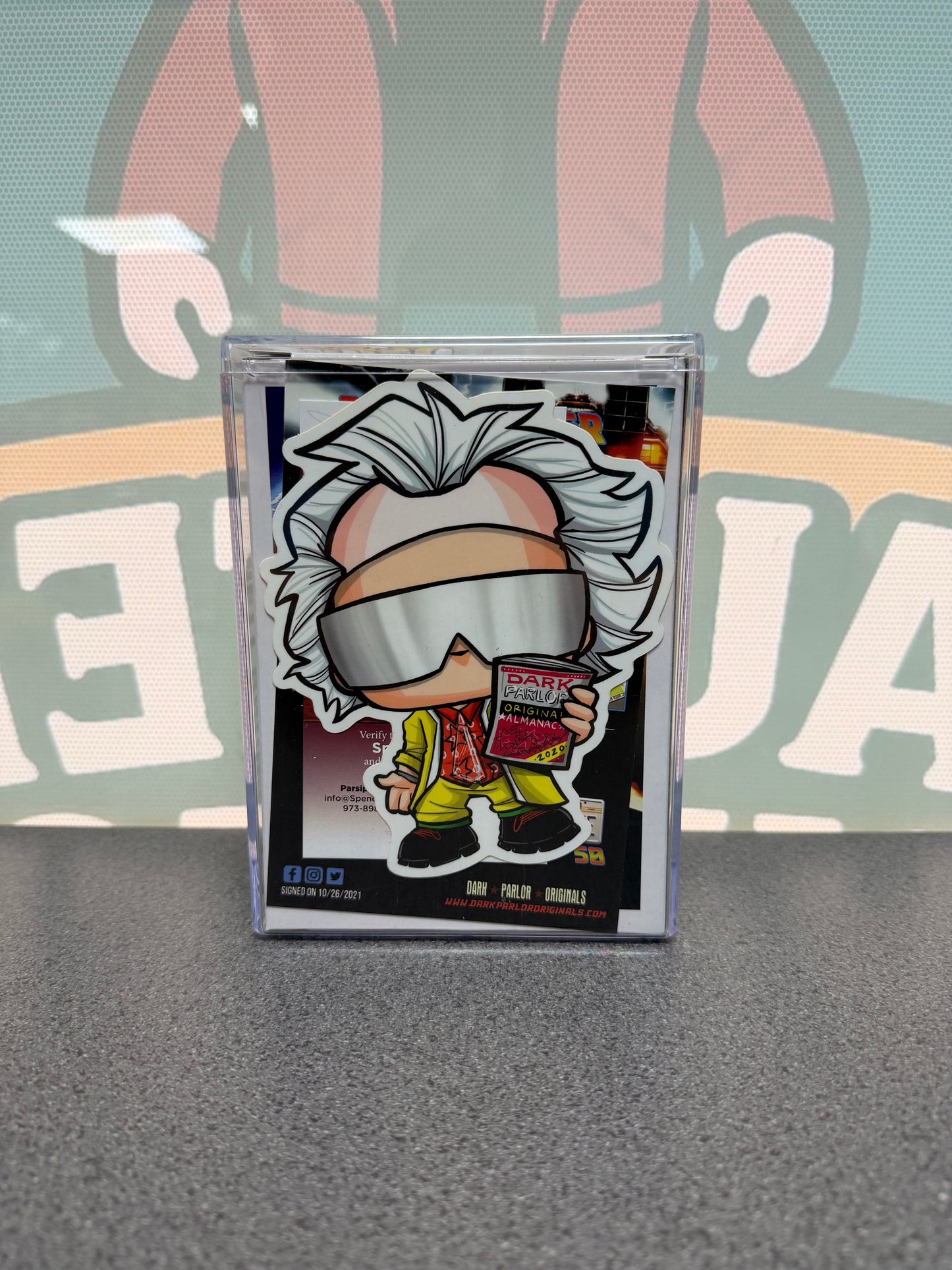 Signed Dr. Emmett Brown Funko Pop! #50 – JSA