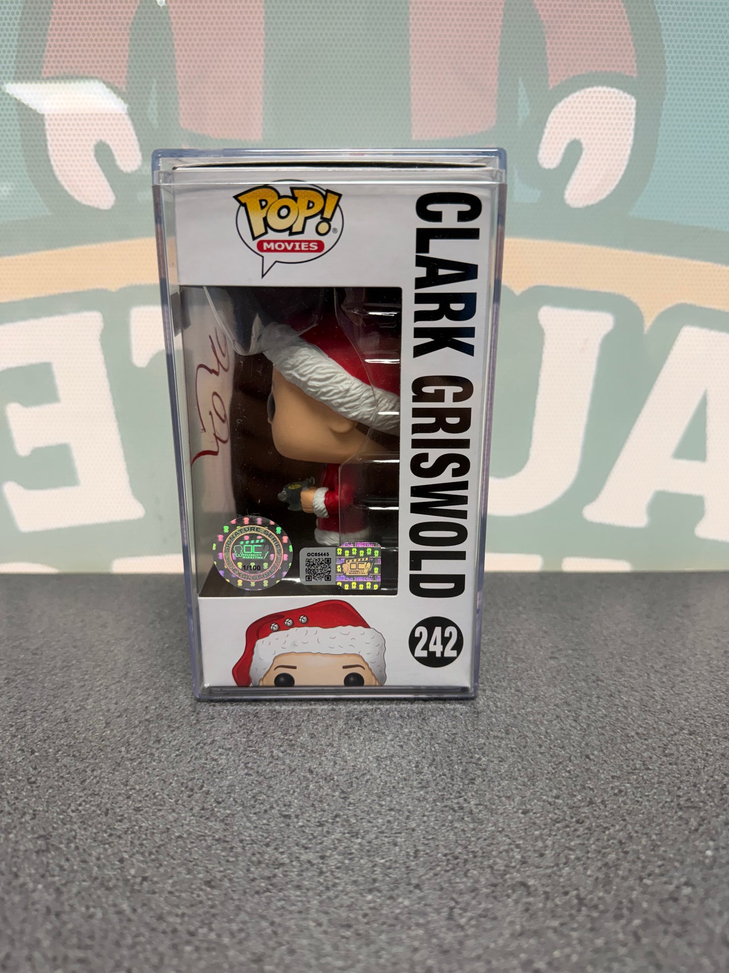 Signed Clark Griswold Funko Pop! #242 – OC Hologram