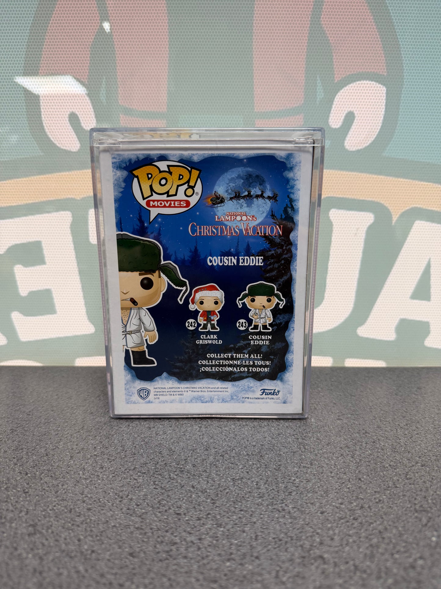Signed Cousin Eddie Funko Pop! #243 – OC Hologram