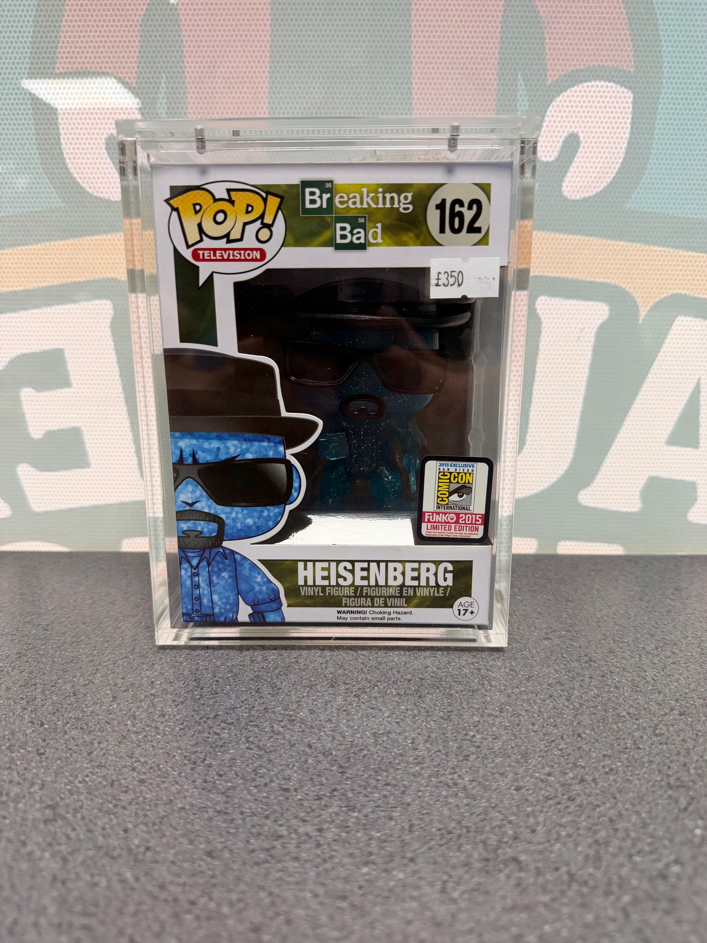 Heisenberg (Blue) Funko Pop 162 from Breaking Bad, front box view