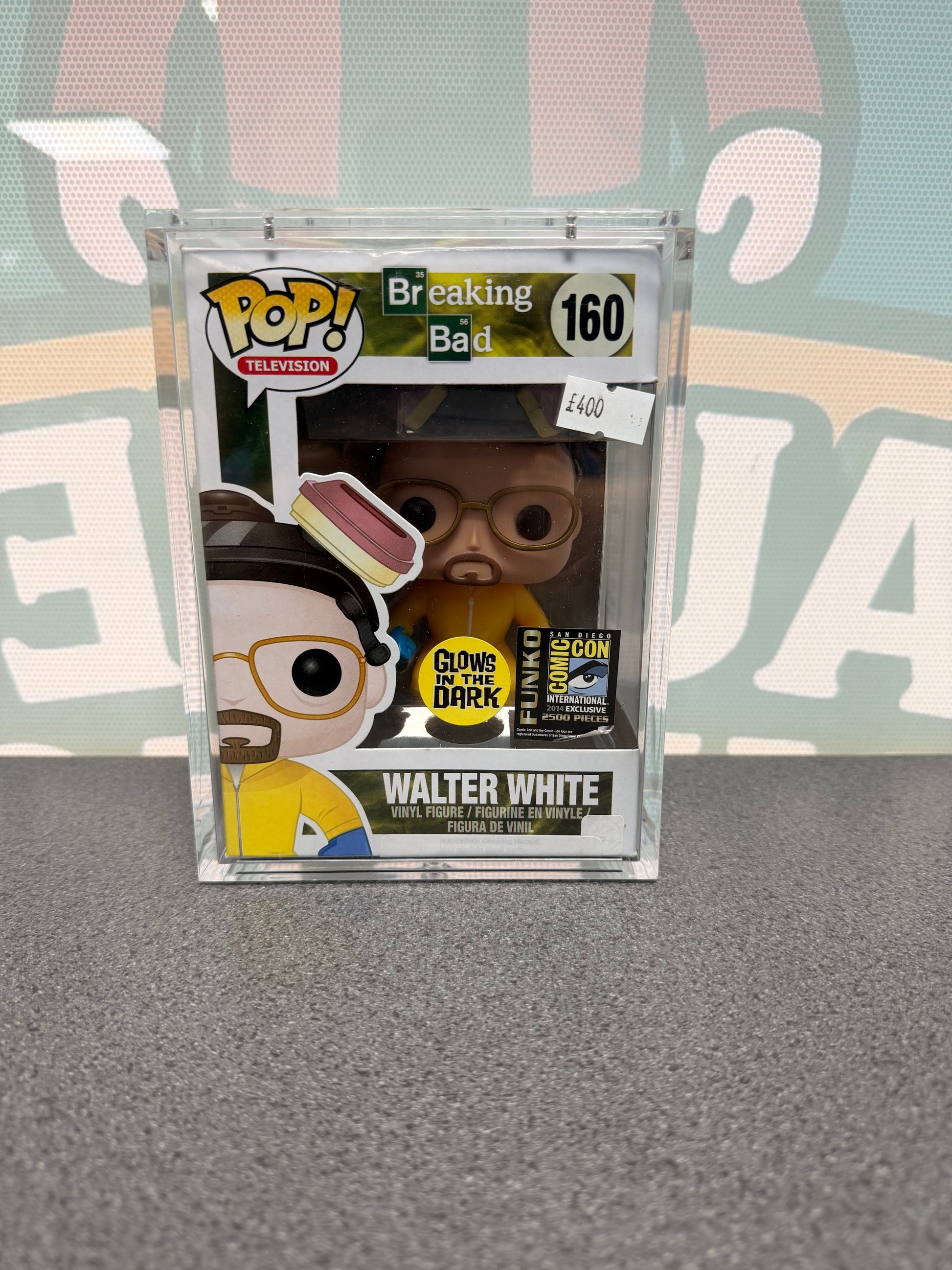 Walter White Funko Pop 160 from Breaking Bad, front box view