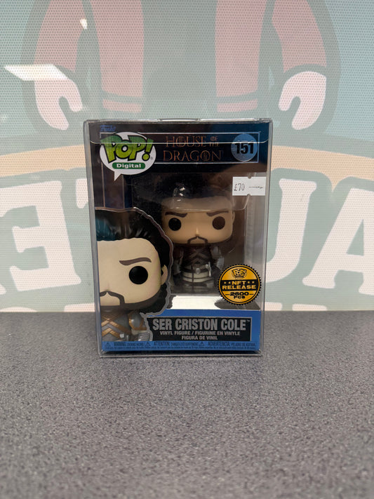 Ser Criston Cole Funko Pop 151 from House of the Dragon, front box view