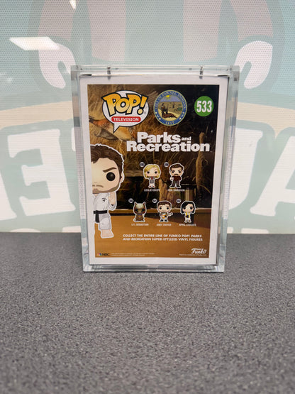 Andy Dwyer Johnny Karate Funko Pop! #533 – Chase – Flagship Opening Night