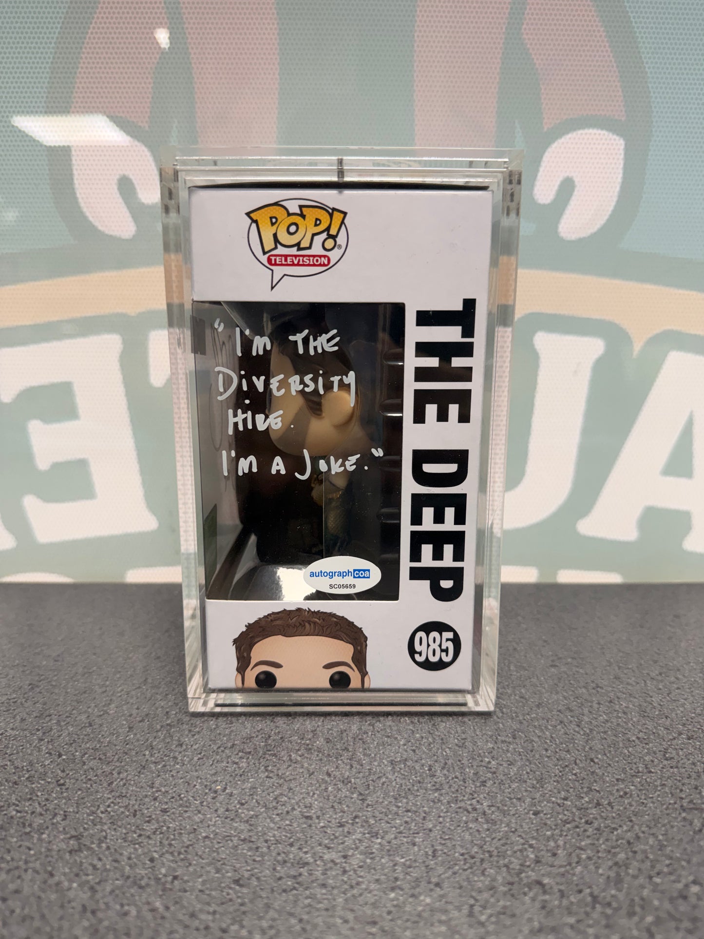 Chace Crawford Signed The Deep Funko Pop! #985 – The Boys – 2021 Spring Convention