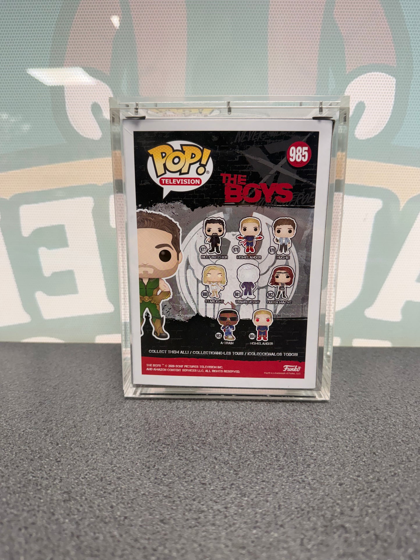 Chace Crawford Signed The Deep Funko Pop! #985 – The Boys – 2021 Spring Convention