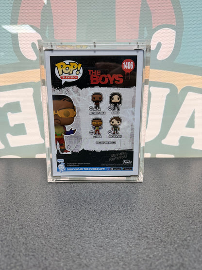Jessie T. Usher Signed A-Train Funko Pop! #1406 – The Boys
