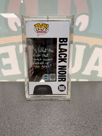 Nathan Mitchell Signed Black Noir Funko Pop! #986 – The Boys – 2021 Summer Convention