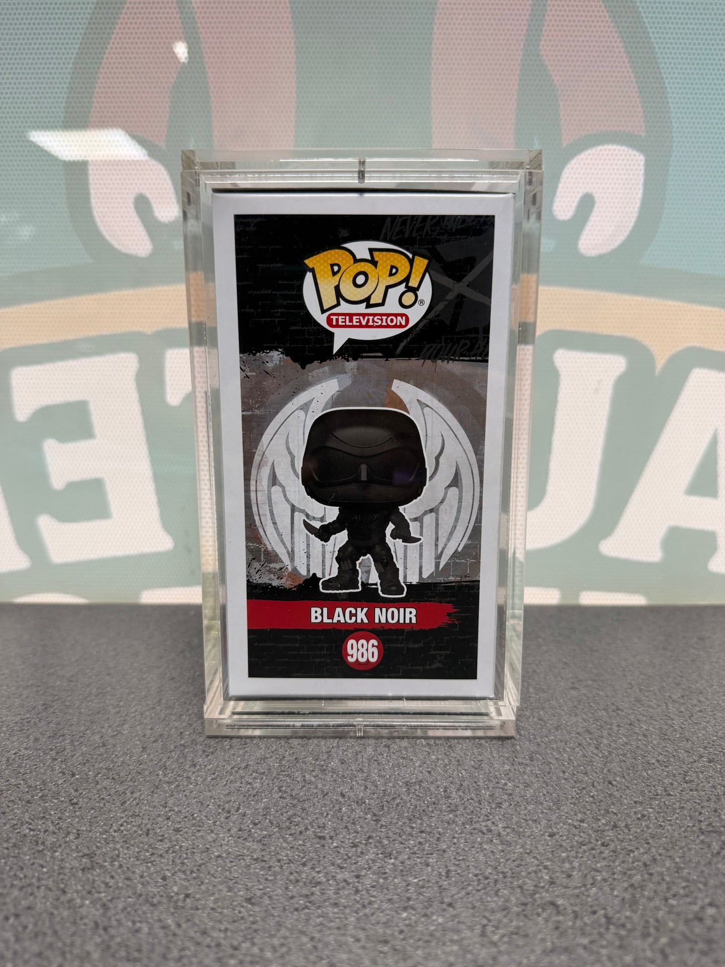 Nathan Mitchell Signed Black Noir Funko Pop! #986 – The Boys – 2021 Summer Convention