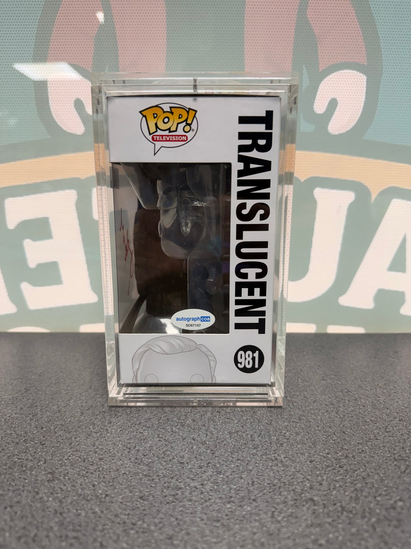 Alex Hassell Signed Translucent Funko Pop! #981 – The Boys