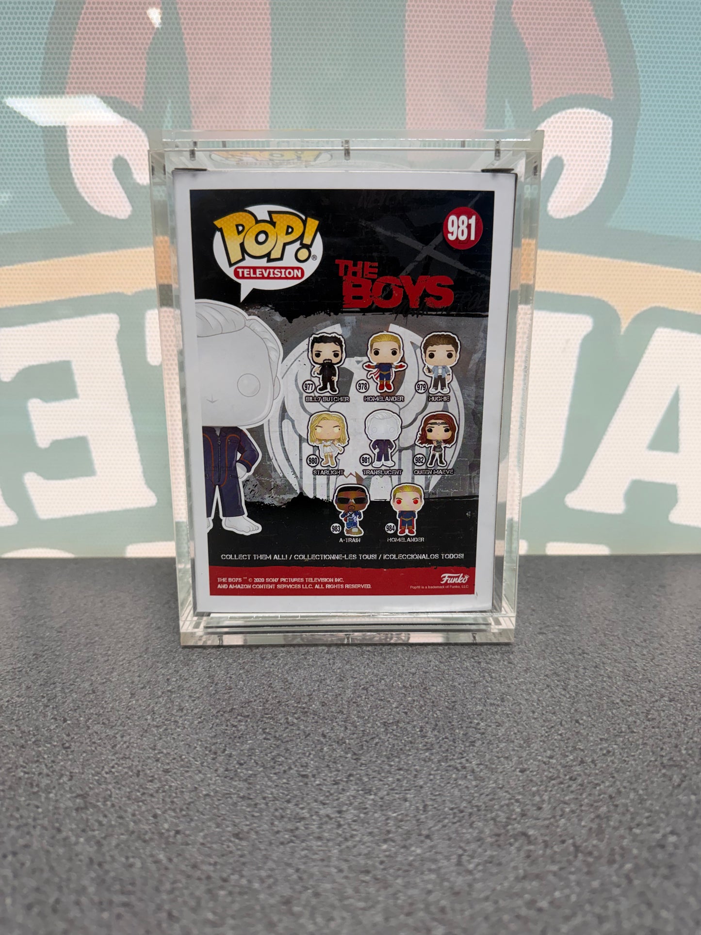 Alex Hassell Signed Translucent Funko Pop! #981 – The Boys