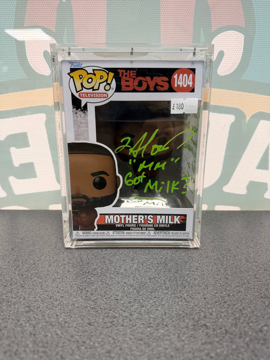 Laz Alonso signed Mother’s Milk Funko Pop 1404, front box view