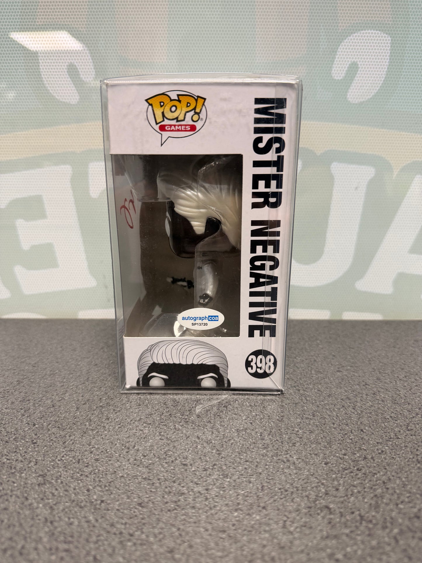 Stephen Oyoung Signed Mister Negative Funko Pop! #398 – Marvel Spider-Man