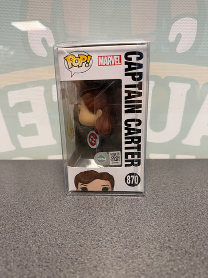 Hayley Atwell Signed Captain Carter Funko Pop! #870 – What If...?