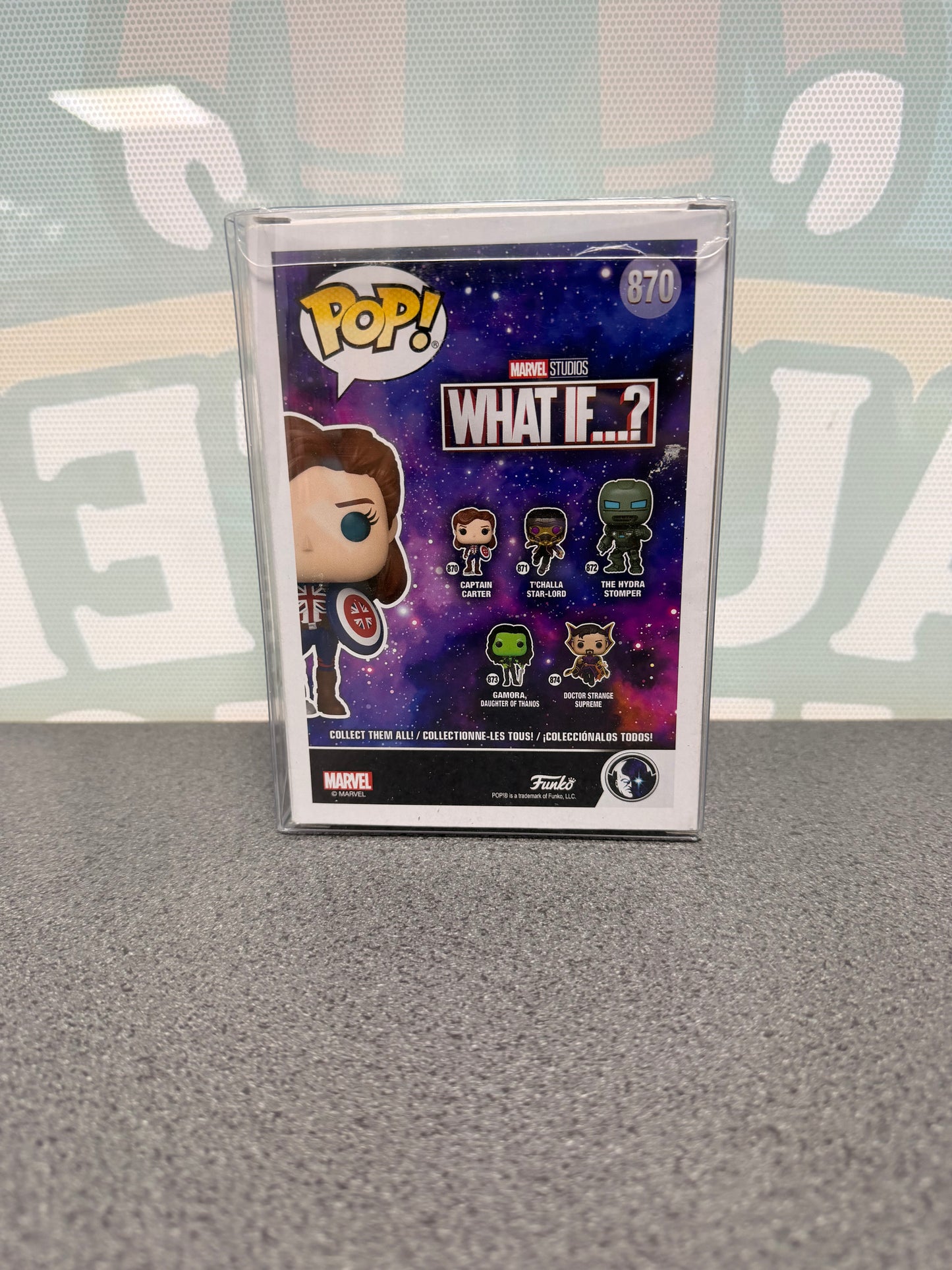Hayley Atwell Signed Captain Carter Funko Pop! #870 – What If...?