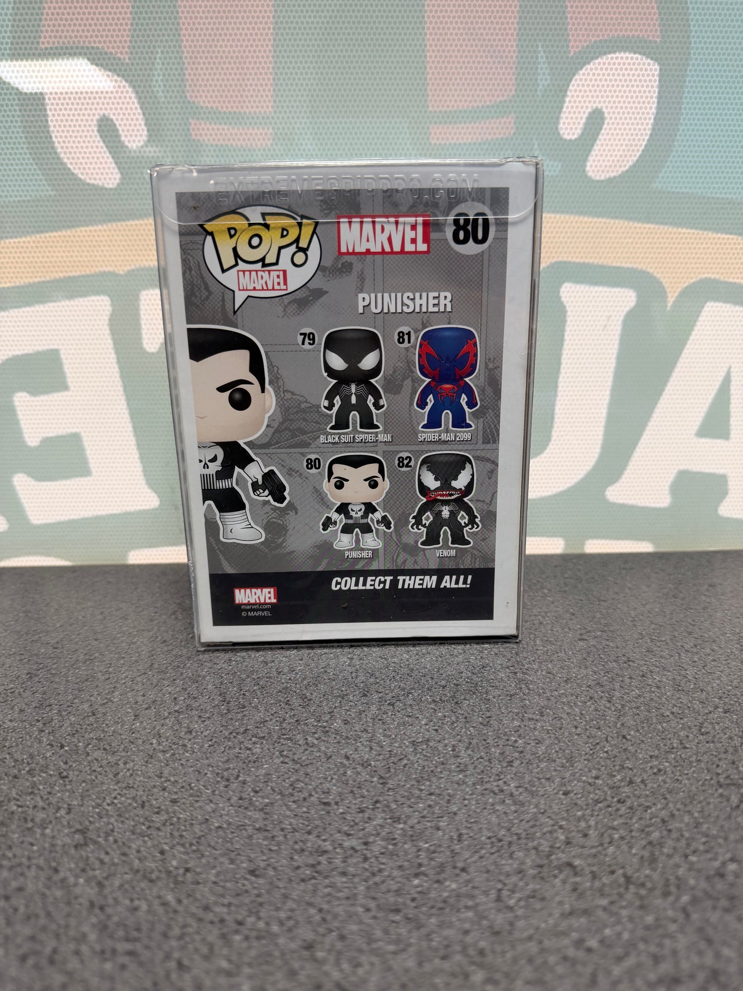 Dolph Lundgren Signed Punisher Funko Pop! #80 – Marvel – Exclusive