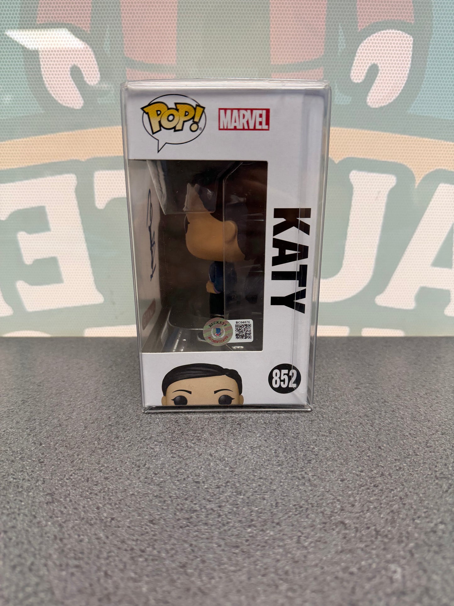 Awkwafina Signed Katy Funko Pop! #852 – Shang-Chi and the Legend of the Ten Rings – Target Exclusive