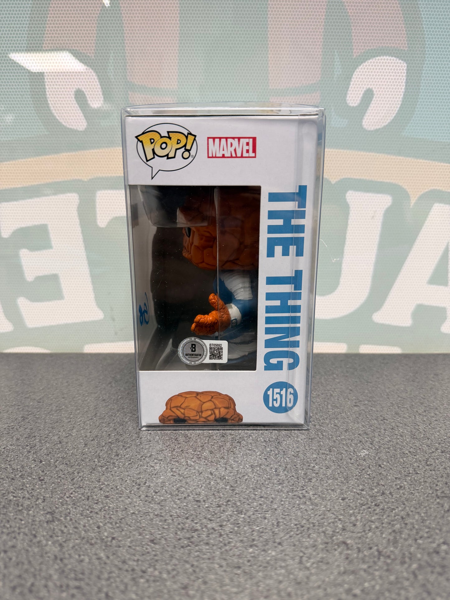 Ebon Moss-Bachrach Signed The Thing Funko Pop! #1516 – Fantastic Four: First Steps