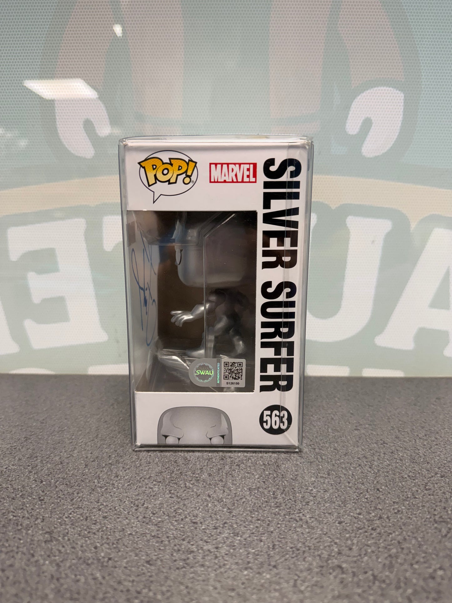 Laurence Fishburne Signed Silver Surfer Funko Pop! #563 – Fantastic Four