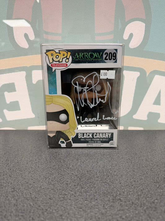 Katie Cassidy Signed Black Canary Funko Pop! #209