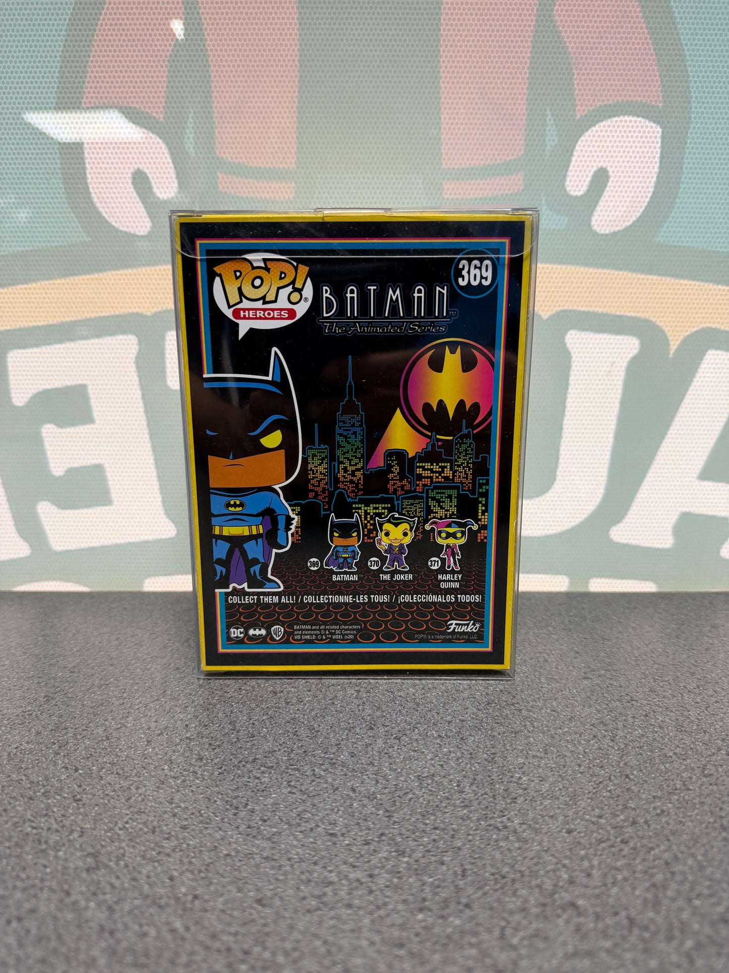Eric Radomski & Dan Riba Signed Batman Funko Pop! #369 – Black Light