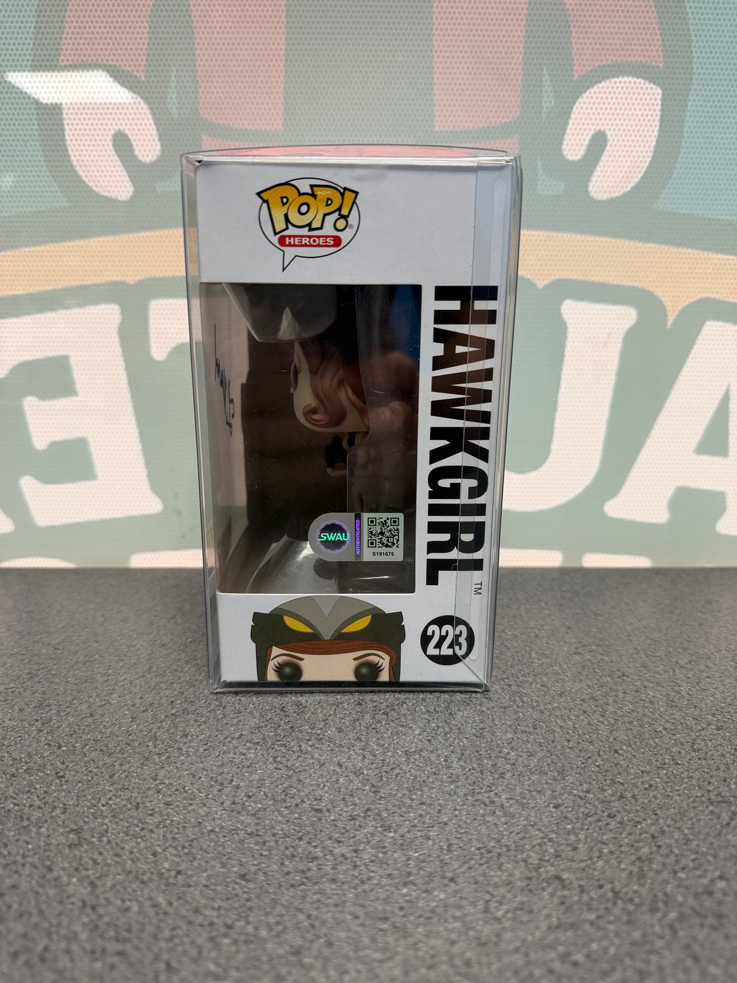 Isabela Merced Signed Hawkgirl Funko Pop! #223