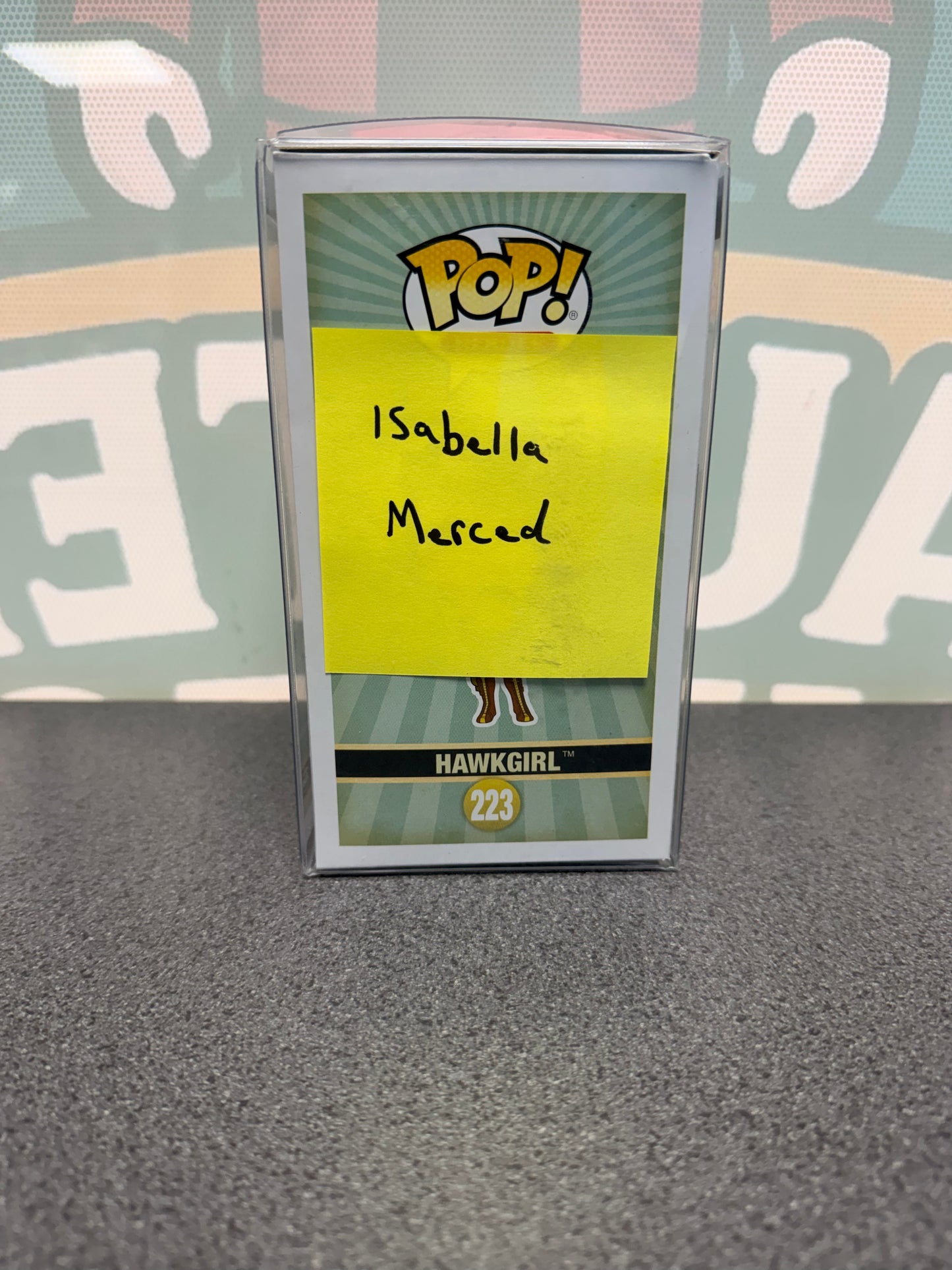 Isabela Merced Signed Hawkgirl Funko Pop! #223