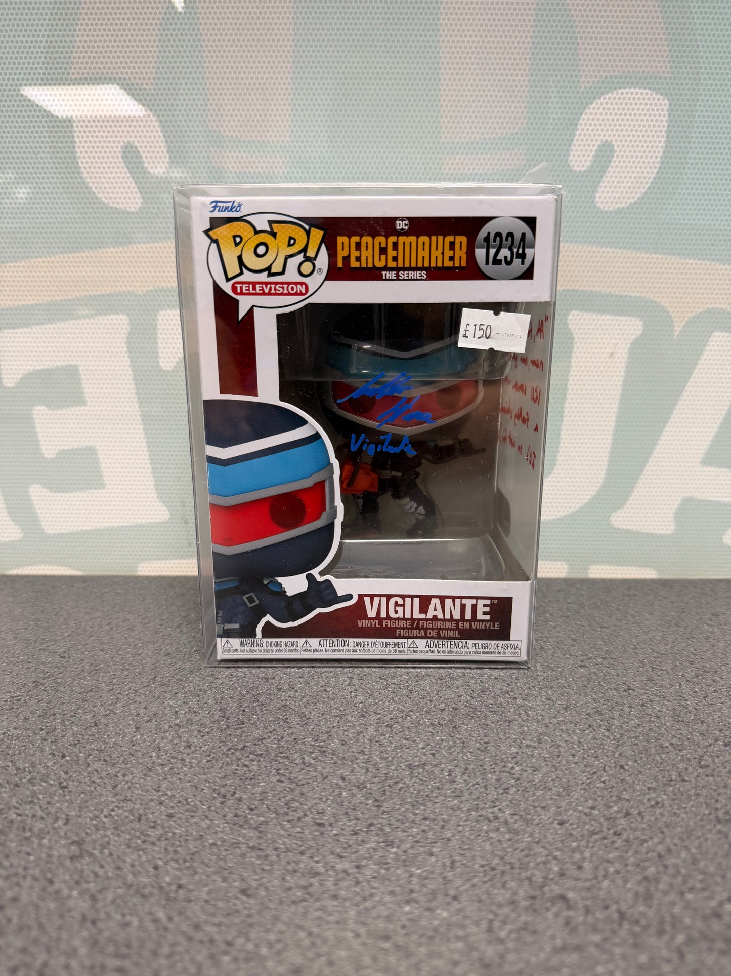 Freddie Stroma Signed Vigilante Funko Pop! #1234