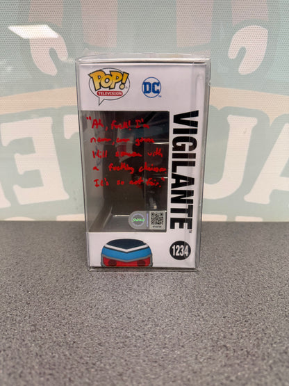 Freddie Stroma Signed Vigilante Funko Pop! #1234