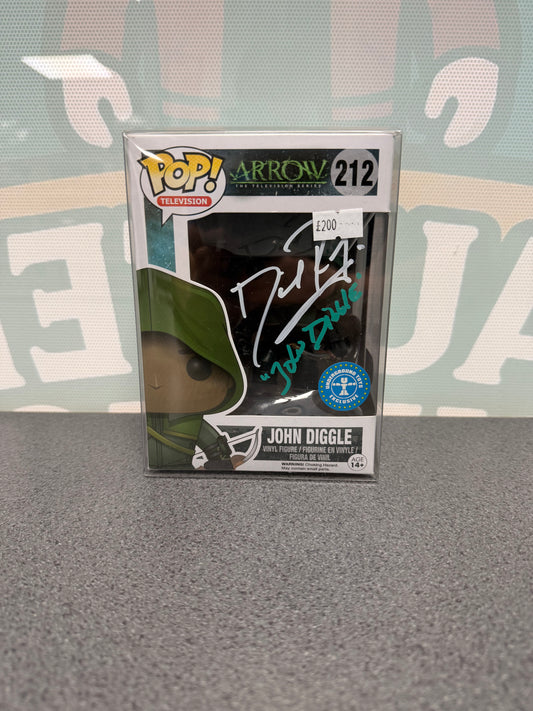 David Ramsey Signed John Diggle Funko Pop! #212