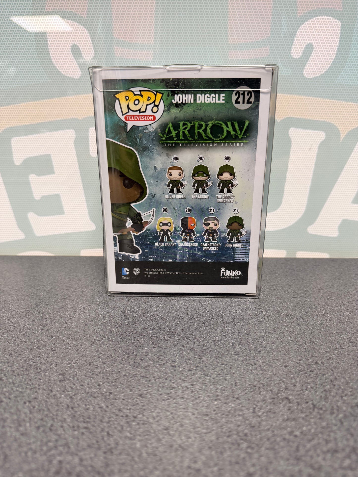 David Ramsey Signed John Diggle Funko Pop! #212