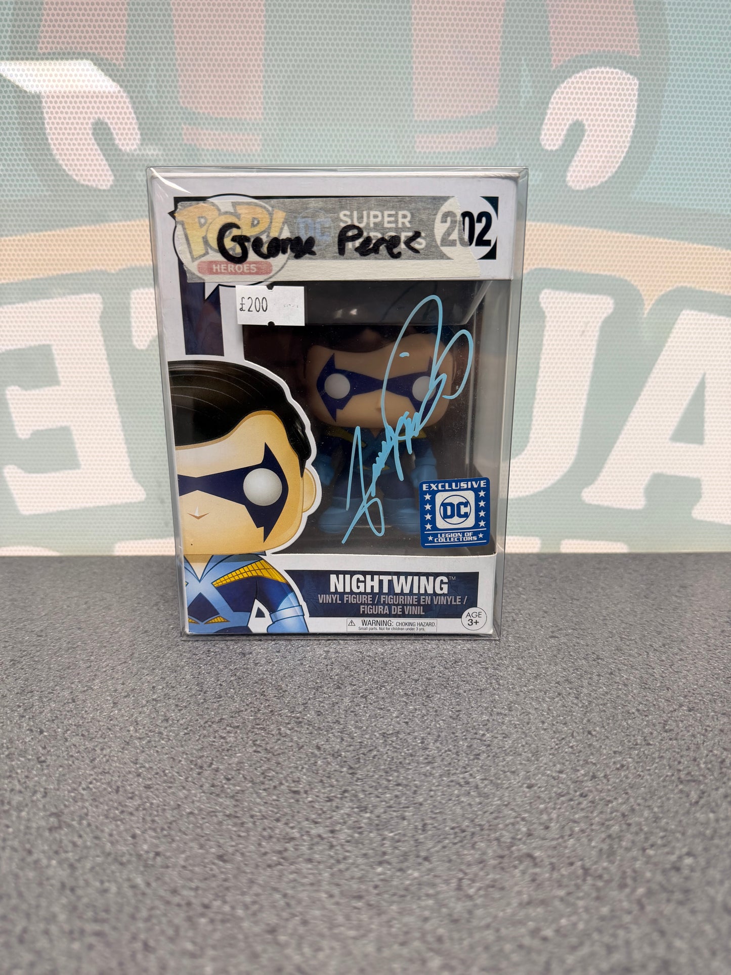 George Pérez Signed Nightwing Funko Pop! #202