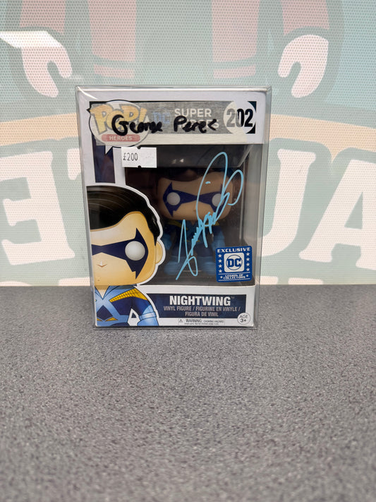 George Pérez Signed Nightwing Funko Pop! #202