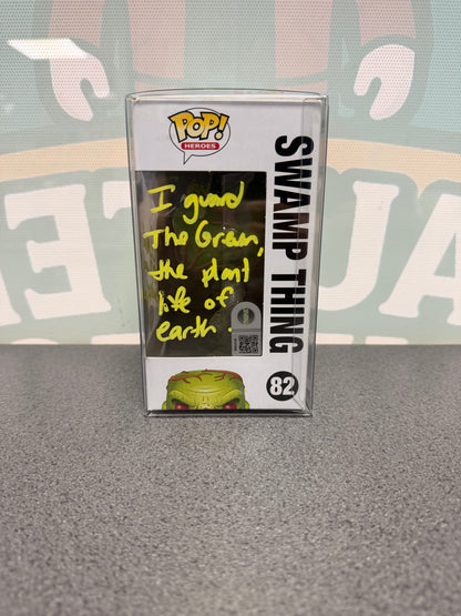 Derek Mears Signed Swamp Thing Funko Pop! #82