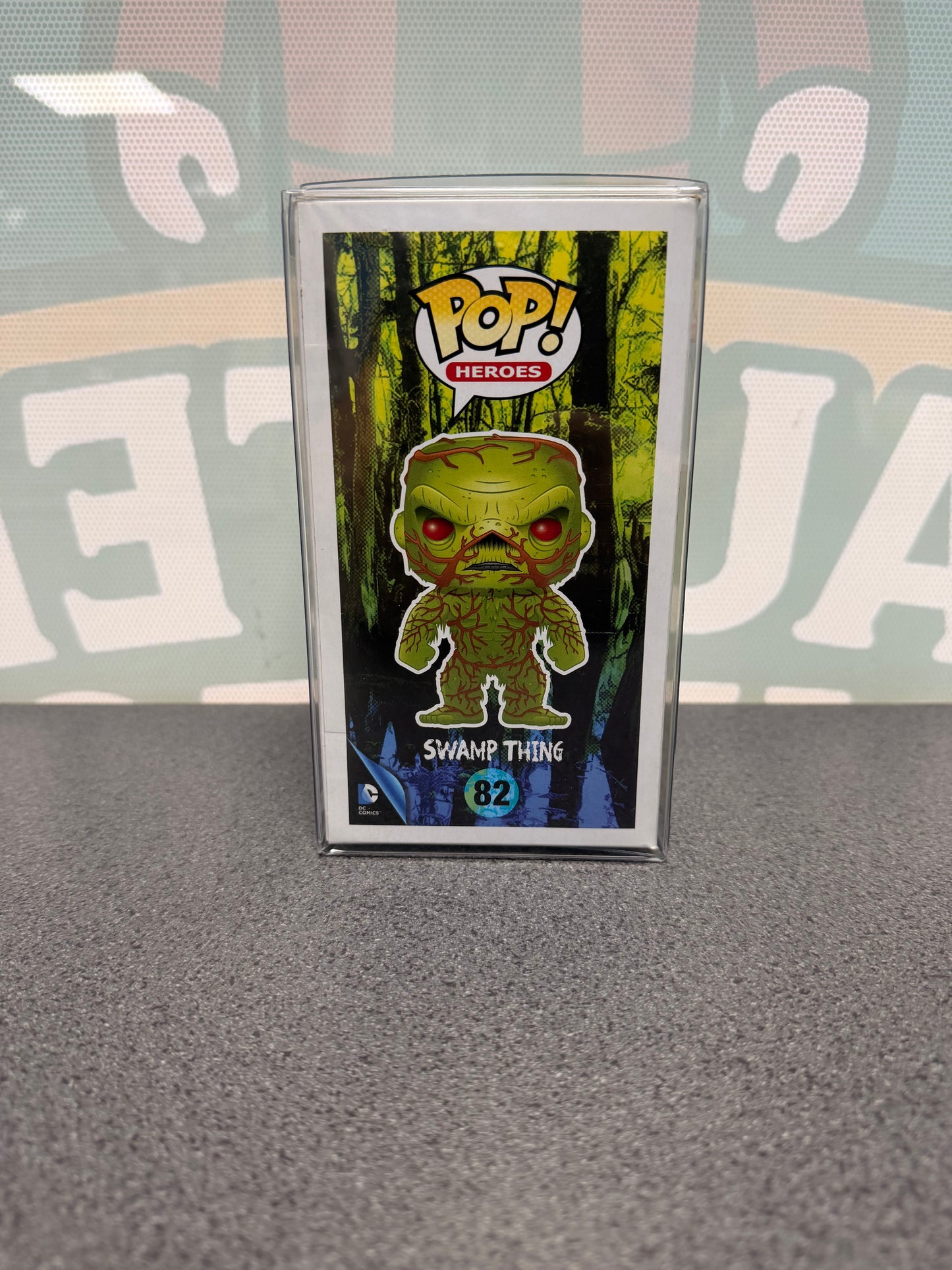 Derek Mears Signed Swamp Thing Funko Pop! #82