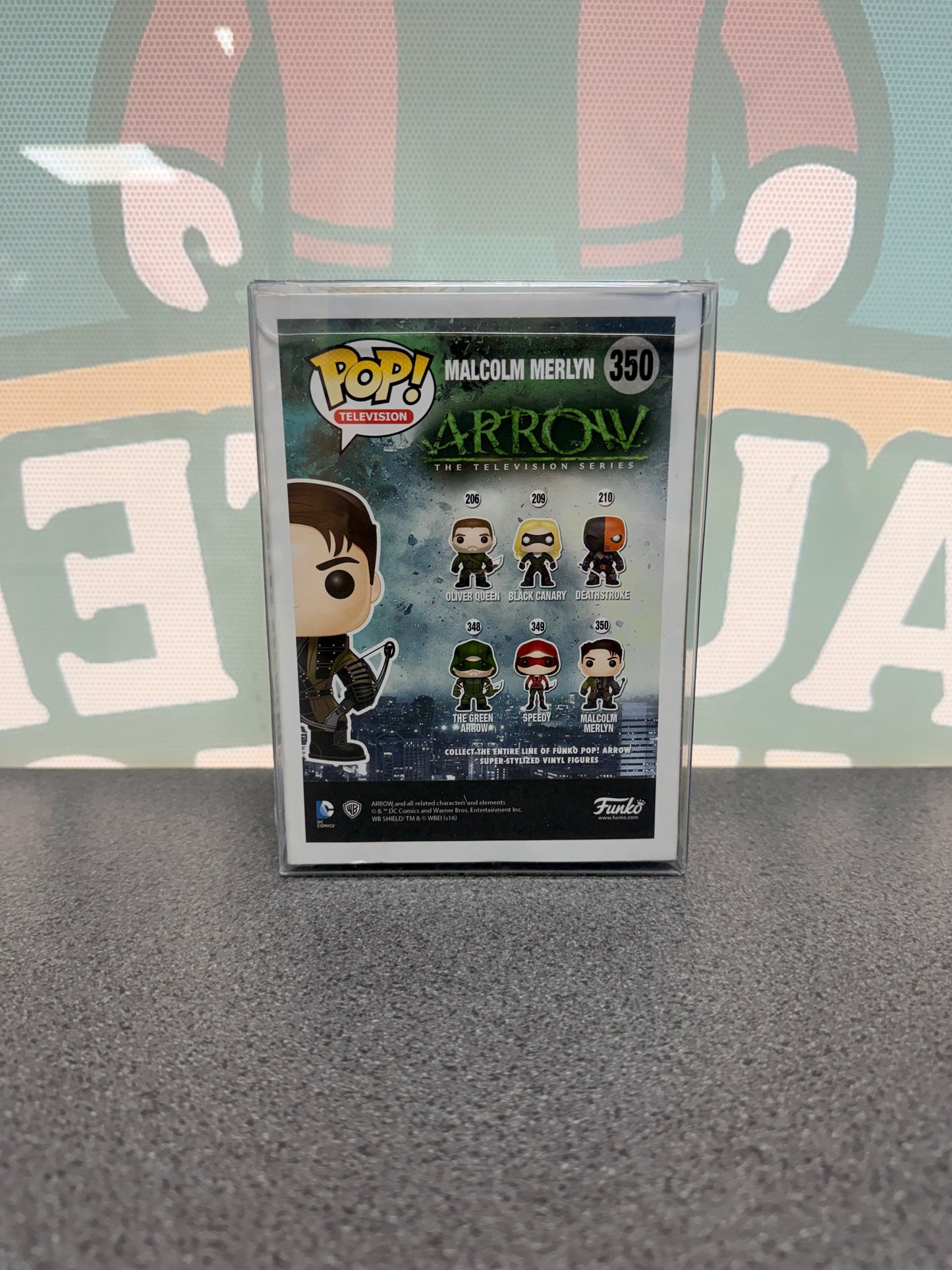 John Barrowman Signed Malcolm Merlyn Funko Pop! #350