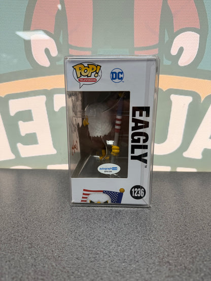 Dee Bradley Baker Signed Eagly Funko Pop! #1236