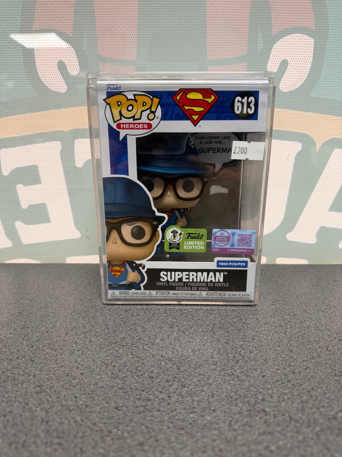 Superman Funko Pop! #613 – Limited Edition 1,500 Pieces