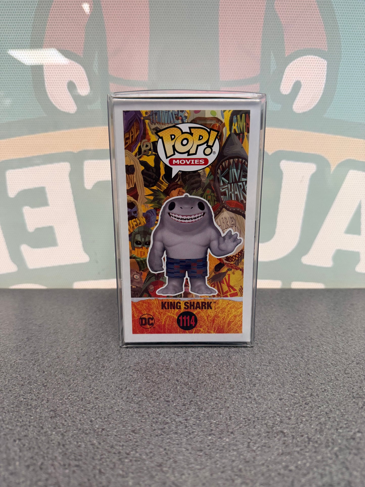 Steve Agee Signed King Shark Funko Pop! #1114