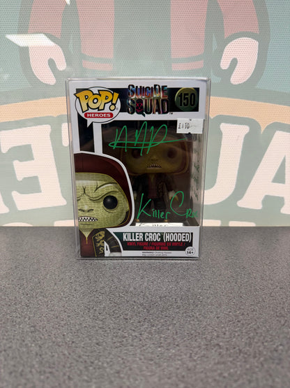 Adewale Akinnuoye-Agbaje Signed Killer Croc (Hooded) Funko Pop! #150