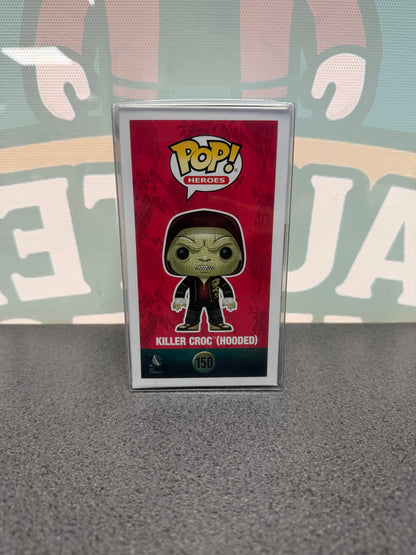 Adewale Akinnuoye-Agbaje Signed Killer Croc (Hooded) Funko Pop! #150