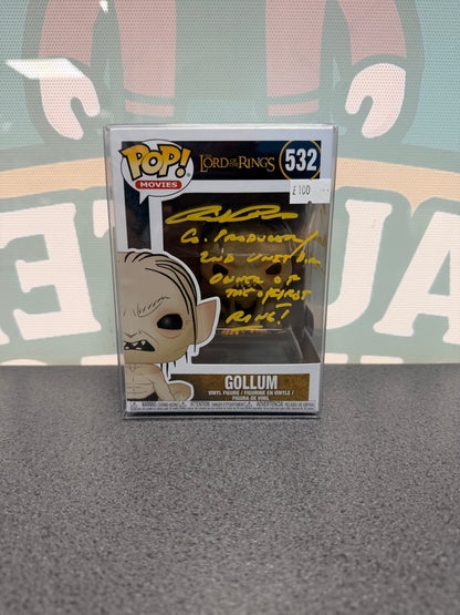Rick Porras Signed Gollum Funko Pop! #532