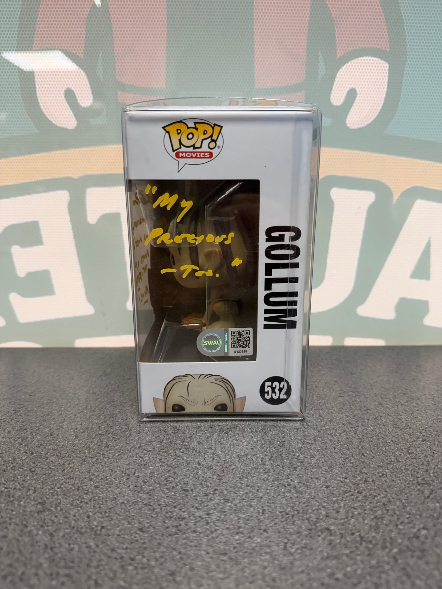 Rick Porras Signed Gollum Funko Pop! #532