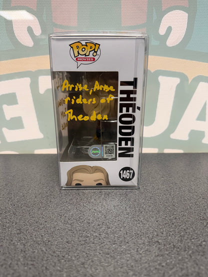 Bruce Phillips Signed Théoden Funko Pop! #1467